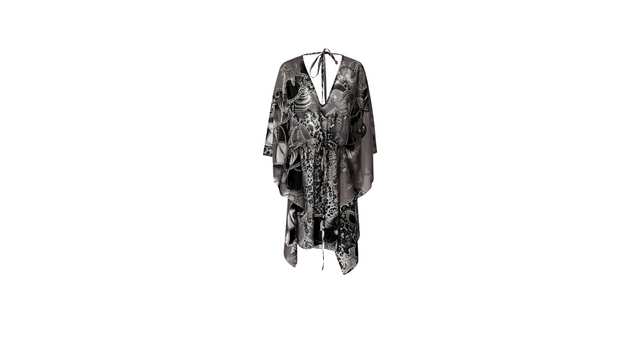 silk beach kaftan caftan dress sustainable luxury fashion