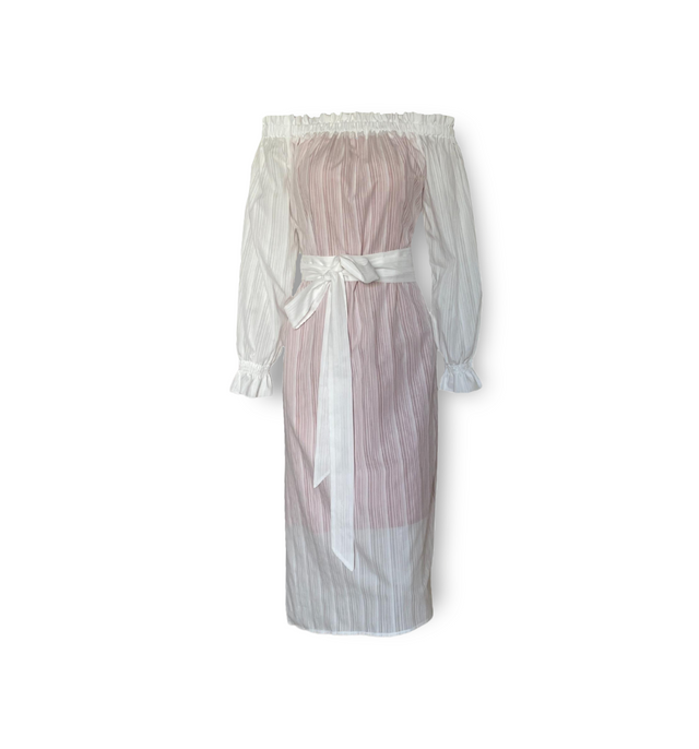 Montserrat Cotton Dress | Popeline Blanche - All Products - CRUZ&PEPITA