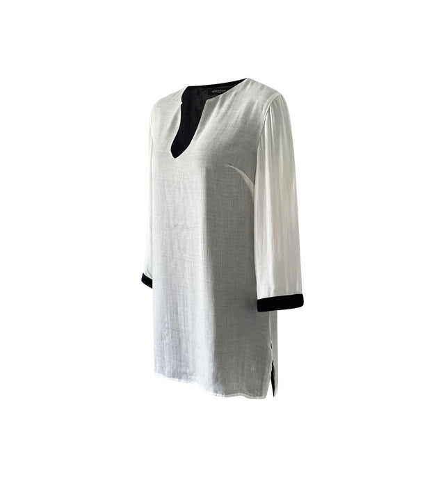 Kai Tunic Top | Swiss White - tunics & tops - CRUZ&PEPITA
