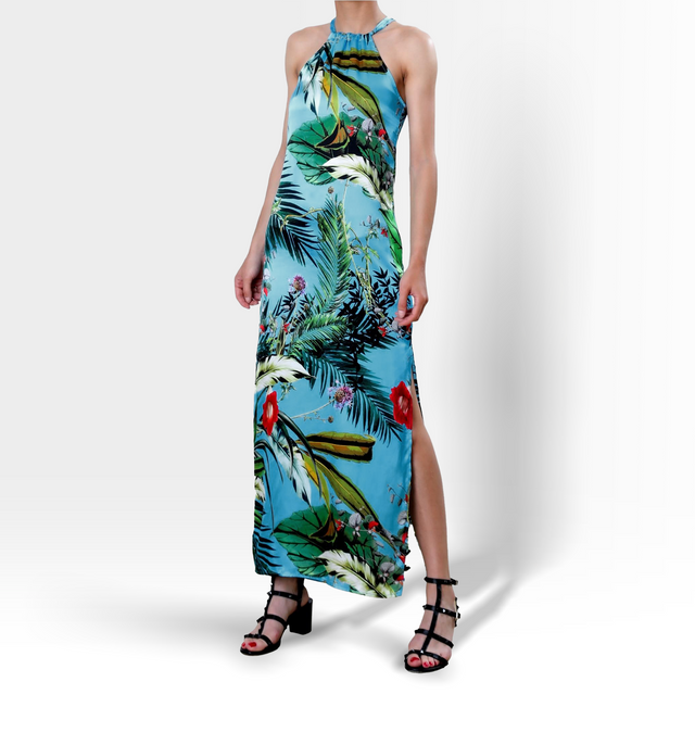 Maya Maxi Long Silk Dress | Ciel Paradiso - All Products - CRUZ&PEPITA
