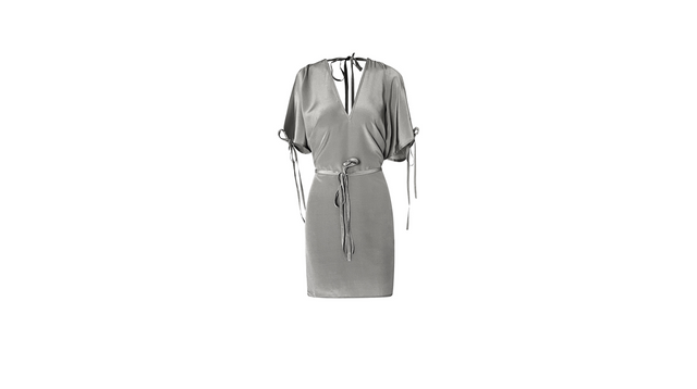 silk beach coverup cocktail dress sustainable luxury fashion