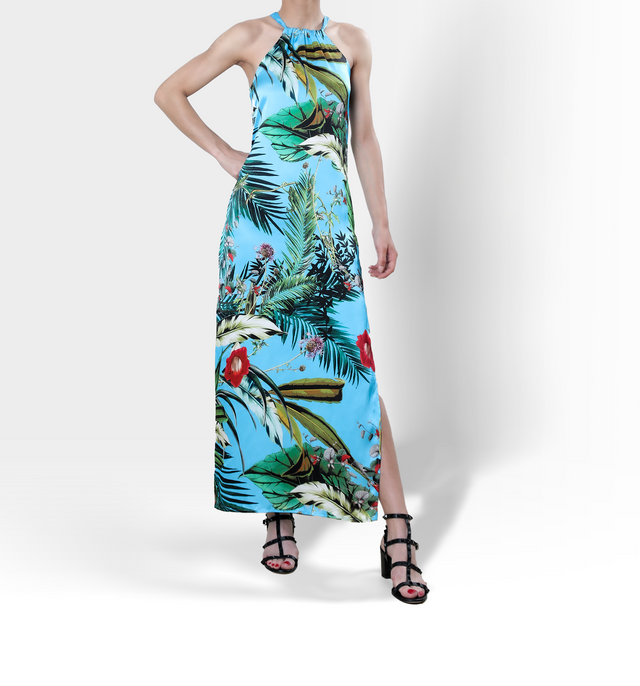 Maya Maxi Long Silk Dress | Ciel Paradiso - All Products - CRUZ&PEPITA