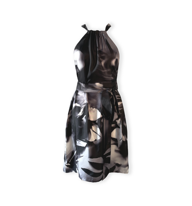 Maya Silk Dress | Black Leaves - All Products - CRUZ&PEPITA