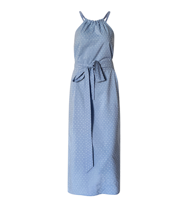 * Maya Maxi Plage Cotton Dress | Swiss Blue * - All Products - CRUZ&PEPITA