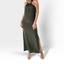 Maya Maxi Silk Dress | Forest Green - All Products - CRUZ&PEPITA