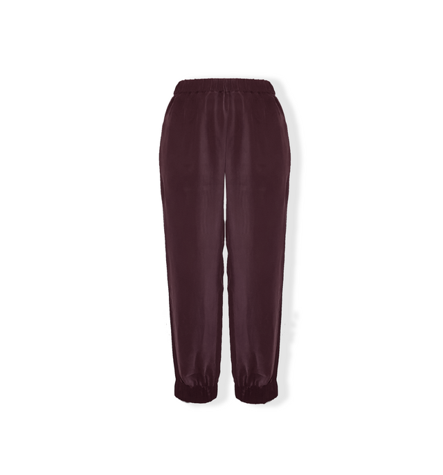 Nevis Lounge Pant | Grenat Bordeaux - pants - CRUZ&PEPITA