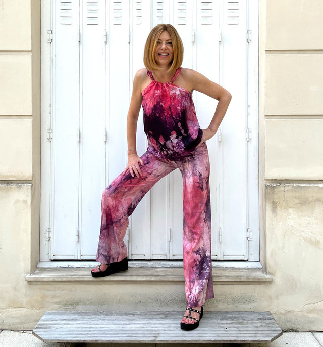 Cayman Not-Just-Beach Pants | Taffy Tie-Dye - pants - CRUZ&PEPITA