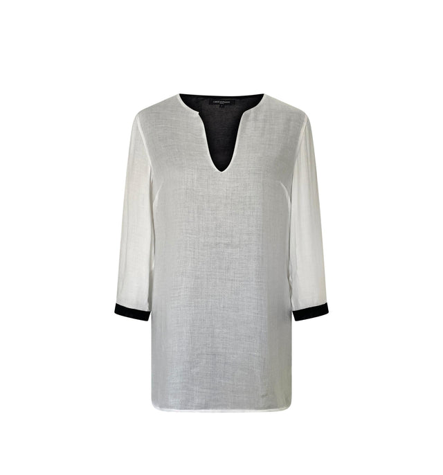 Kai Tunic Top | Swiss White - tunics & tops - CRUZ&PEPITA