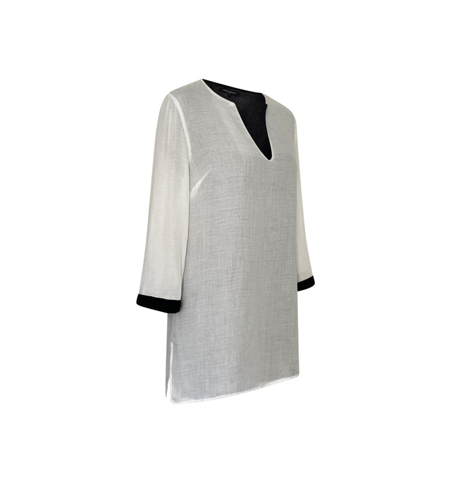 Kai Tunic Top | Swiss White - tunics & tops - CRUZ&PEPITA