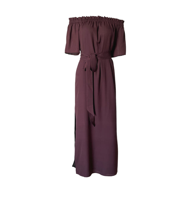 Guadaloupe Silk Dress | Dusty Plum -  - CRUZ&PEPITA