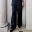 Cayman Wide-Legged Silk Pants | Kimono Black - pants - CRUZ&PEPITA